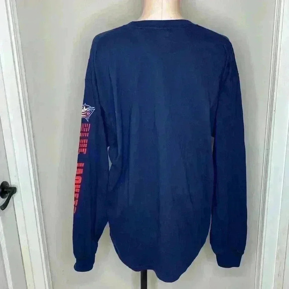 Columbus Blue Jackets Hockey Long Sleeve Mens Tee Size XL Nwt New NHL - Picture 3 of 6